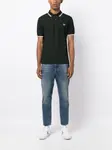 Рубашка поло с контрастной отделкой Fred Perry, зеленый - фото 2