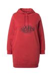 Худи Ulla Popken OVERSIZED LANGARM, Brick Red/Red - фото 6