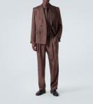 Двубортный блейзер из шелкового твила Dolce&Gabbana, Marrone - фото 2