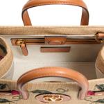 Valentino Рафия кожаная сумка тоут - фото 5