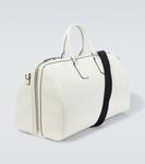 Кожаная дорожная сумка Duffel Prada, белый - фото 5