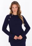 Джемпер faina Jumper, Navy/Dark Blue - фото