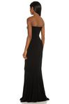 Платье Norma Kamali x REVOLVE Strapless Fishtail Gown, черный - фото 4