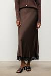 Юбка Answear.Lab, коричневый - фото