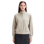 Women's Half Zip Pullover Sweater For Autumn Women's DESCENTE, зеленый - фото 4