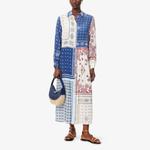 Платье миди Weekend Max Mara Zuai из ткани с принтом, голубой - фото 2