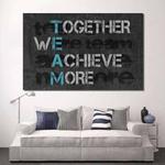 Картина на холсте Hustling Sharks T.E.A.M., черный - фото 3