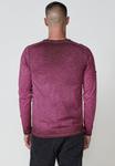 Топ Koroshi Long sleeved top, Granate Maroon/Red - фото 2