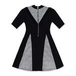 Palm Angels Plaid Skater Dress - Black - фото 2