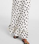 Платье-бюстье в горошек Adriana Degreas, белый - фото 5