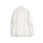 ELLE Рубашка Women's White Stand Collar Moderate - фото 3