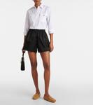 Кожаные мокасины Logo Prada, Naturale - фото 2