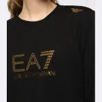 Толстовка обычного кроя Ea7, черный - фото 4