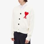 Кардиган ami paris adc AMIPARIS, белый - фото 5