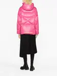 Пуховик Iconic с капюшоном и эффектом градиента Khrisjoy, розовый - фото 4