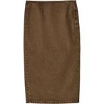 COS Джинсовая длинная юбка Women's Brown - фото