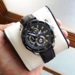 Часы CASIO EDIFICE Waterproof Mens Black Analog, черный - фото 4