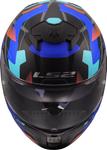 Шлем LS2 ff808 stream ii mika, Black/Blue - фото 9