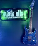 ESP LTD MH-1000 QM FR - черный Ocean - фото