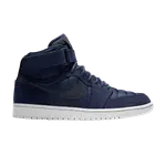 Кроссовки Air Jordan 1 High Strap 'Midnight Navy', синий - фото