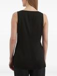 Marc O'Polo атласный топ без рукавов, черный - фото 3