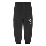 Брюки cherry blossom graphic joggers pants 'black' Li-Ning, черный - фото