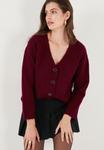 Кардиган LELA REGULAR FIT, Bordeaux - фото 4