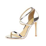 Женские сандалии на одной застежке BIGTREE, серебристые - фото 2