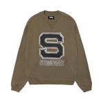 Свитер Stussy State Crew, Olive - фото