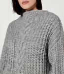 Свитер Liu Jo Regular Fit, серый - фото 4