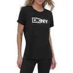 Футболка с коротким рукавом DKNY Two Tone Logo, черный - фото