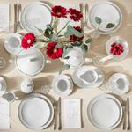 Набор тарелок KONSIMOВ 6-tlg Speiseteller SOFIA, белый - фото 2