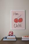 Плакат «мон шери» Postery, 50x70 см, коричневый - фото