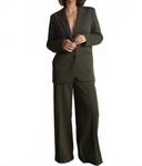 Пиджак Kate Jacquard Lizard в оливковом цвете ICHI - фото 3