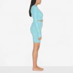 Пальто укороченное женское Burberry, синий - фото 4