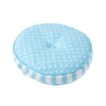 Подушка Homescapes синий, 43/43/7 см - фото