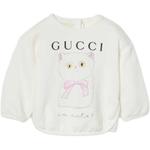 Свитшот FW24 для малышей GUCCI, белый - фото 3