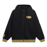 Куртка с капюшоном и графическим принтом Li-Ning, черный - фото