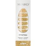 УФ-гель-полоска с блестящим золотом MANIKO, 1 шт. - фото