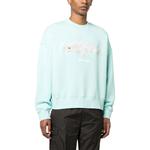 Свитер Palm Angels Split Shark Crew Sweater 'Blue White' - фото 4