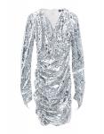 Платье Ow Collection, серебро - фото