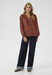 Блуза Kaffe Blouse, Henna/Brown - фото 2