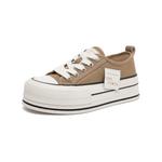 Кеды DAPHNE Skateboard Shoes Women's Low-Top, бежевый - фото 7