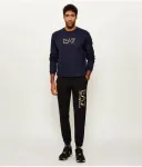 Толстовка regular fit Ea7, темно-синий - фото 2