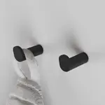 Micra Cosmic Одинарная вешалка для ванной комнаты, черный - фото 2