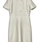 Платье с короткими рукавами женское белое Gucci - фото 2