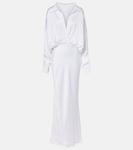 Платье-макси oversize Norma Kamali, Snow White - фото