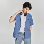 Lee Мужская рубашка светло-голубого цвета - фото 3