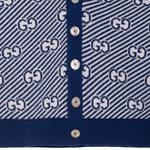 Детский свитер GUCCI, синий белый разноцветный - фото 5