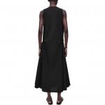 COS Женское черное платье без рукавов - фото 3